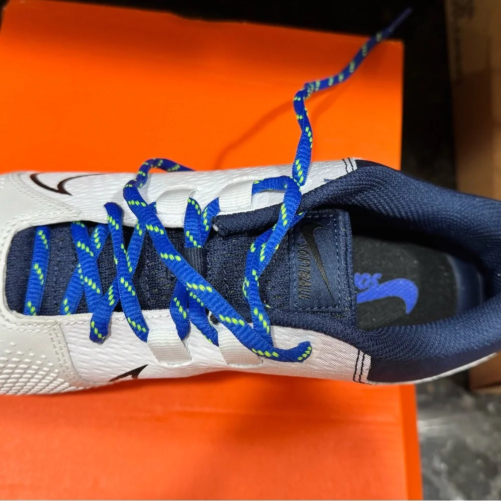 Nike Hyperdiamond 4 Pro in Navy and Black - Picture 2 of 5